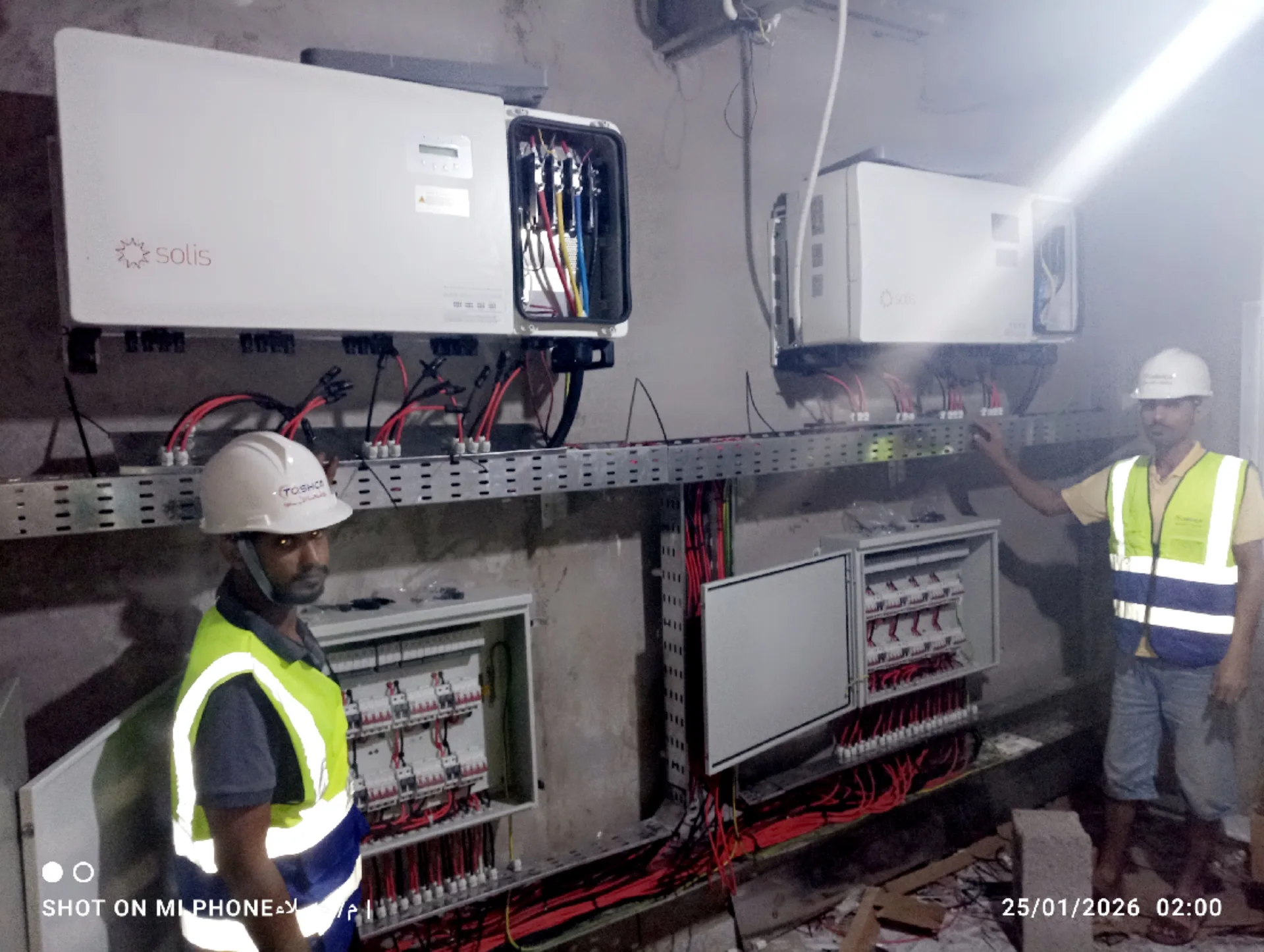 تنفيذ مشاريع الطاقة الشمسية pv diesel